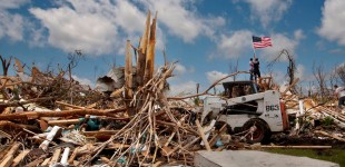 Joplin, after the tornado. USA